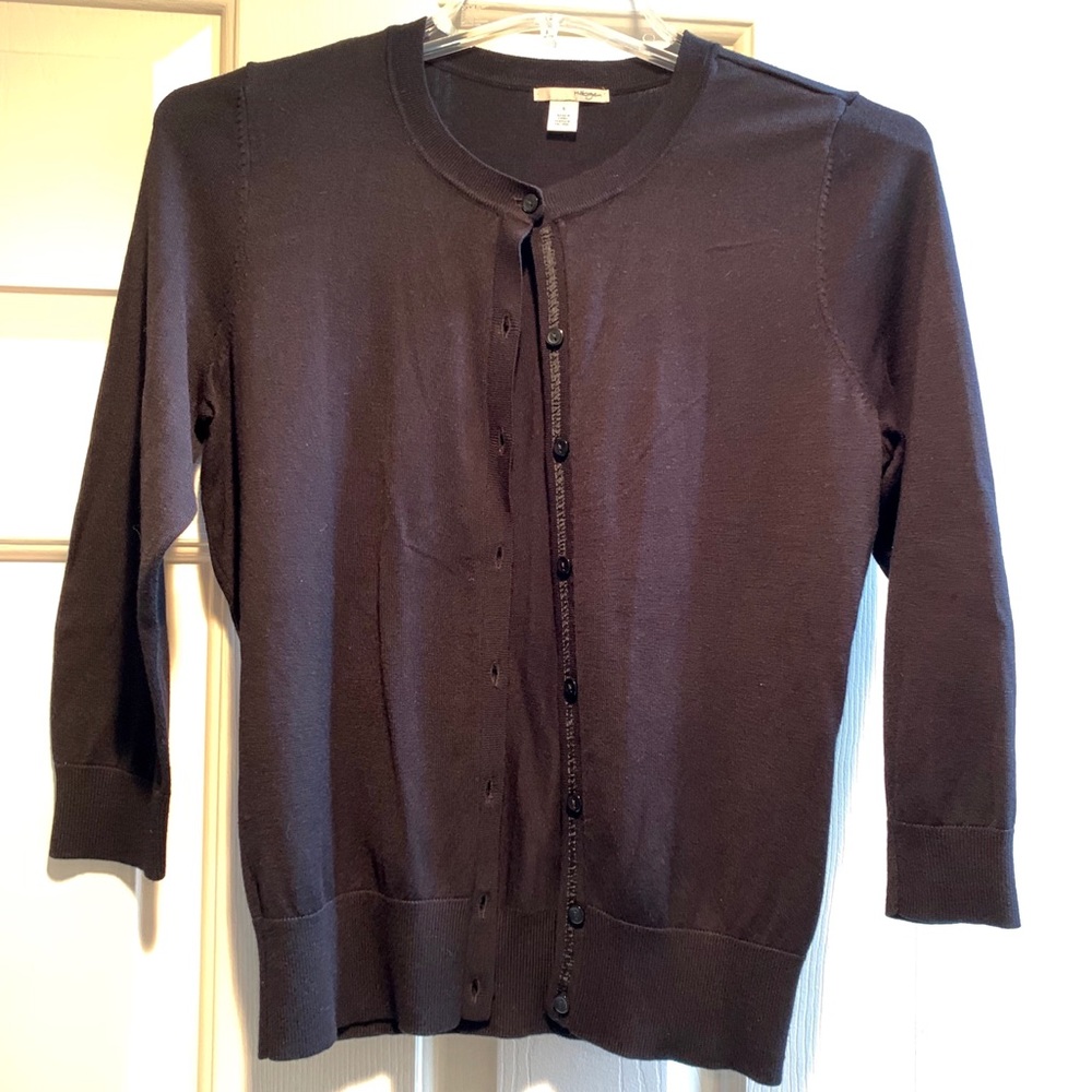 Halogen Crewneck Cardigan